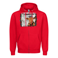 Red Between Jesus Take The Wheel I Wish A Heifer Would Zipper Hoodie - Bettercallsaul