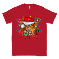 Red Mooey Christmas Classic Tee - CowhideDigitalArt