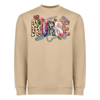 Mushroom nurse Heavyweight Sweatshirt - NancyCooperArtShop