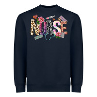 Navy nurse Heavyweight Sweatshirt - NancyCooperArtShop