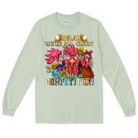 Matcha relax were all crazy its not a competition Long Sleeve Tee - NancyCooperArtShop