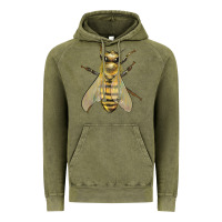 Vintage Olive Bee Vintage Hoodie - LillyAllenDesigns