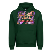 Forest Green mind your motherhood Urban Hoodie - FaDigitalArtStudio