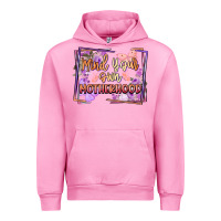 Fuchsia Pink mind your motherhood Urban Hoodie - FaDigitalArtStudio