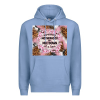 Colony Blue surviving motherhood one meltdown at the time Premium Hoodie - TumblerDesignByShophia