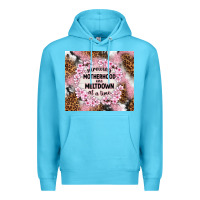 Ocean Blue surviving motherhood one meltdown at the time Premium Hoodie - TumblerDesignByShophia