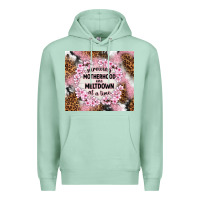Seafoam surviving motherhood one meltdown at the time Premium Hoodie - TumblerDesignByShophia