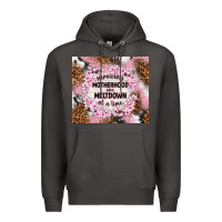 Smoke surviving motherhood one meltdown at the time Premium Hoodie - TumblerDesignByShophia