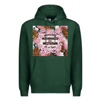 Sports Green surviving motherhood one meltdown at the time Premium Hoodie - TumblerDesignByShophia