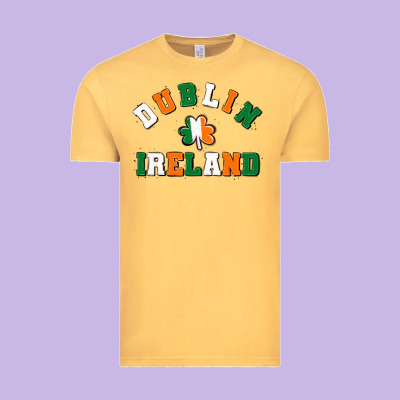 Dublİn Ireland Vintage Tee Designed By Maliassmallbusiness