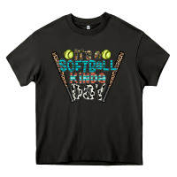 Asphalt softball Heavy Core Tee - CowhideDigitalArt