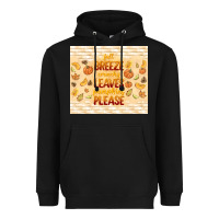 Black fall breeze crunchy leaves Heavyweight Hoodie - TumblerDesignByShophia