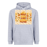 Heather Grey fall breeze crunchy leaves Heavyweight Hoodie - TumblerDesignByShophia