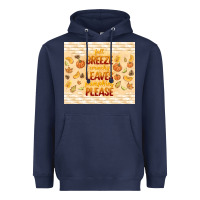 Navy fall breeze crunchy leaves Heavyweight Hoodie - TumblerDesignByShophia
