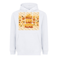 White fall breeze crunchy leaves Heavyweight Hoodie - TumblerDesignByShophia