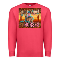Cardinal just a girl who loves horses Premium Sweatshirt - TumblerDesignByShophia