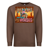 Chestnut just a girl who loves horses Premium Sweatshirt - TumblerDesignByShophia