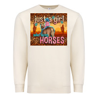 Sandshell just a girl who loves horses Premium Sweatshirt - TumblerDesignByShophia