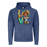 Vintage Denim love thanksgiving Vintage Hoodie - Jasminsmagicworld