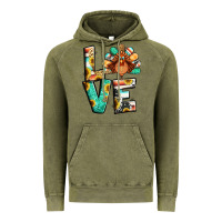 Vintage Olive love thanksgiving Vintage Hoodie - Jasminsmagicworld
