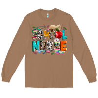 Toasted Coconut school nurse Long Sleeve Tee - NancyCooperArtShop