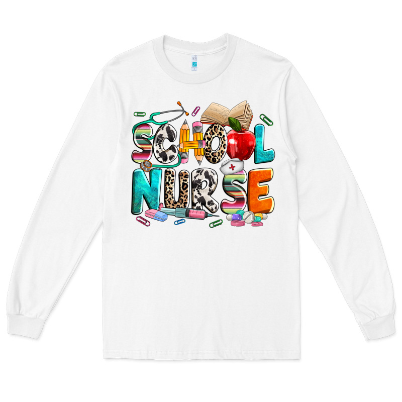 School Nurse Long Sleeve Tee by NancyCooperArtShop | Teevron