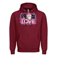 Burgundy Gnome Love Zipper Hoodie - Bettercallsaul