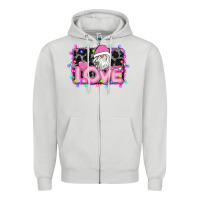 Dove Grey Gnome Love Zipper Hoodie - Bettercallsaul