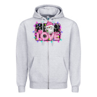 Heather Grey Gnome Love Zipper Hoodie - Bettercallsaul