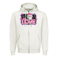 Oatmeal Heather Gnome Love Zipper Hoodie - Bettercallsaul