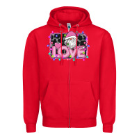 Red Gnome Love Zipper Hoodie - Bettercallsaul