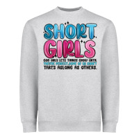 Heather Grey girls god only lets things grow until theyre Heavyweight Sweatshirt - MaliasSmallBusiness