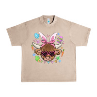 French Oak easter cow Urban Heavy Tee - MaliasSmallBusiness