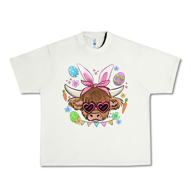 Easter Cow Urban Heavy Tee by MaliasSmallBusiness | Teevron