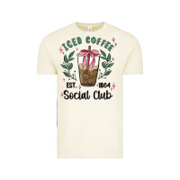 Vintage Arctic iced coffee social club Vintage Tee - MaliasSmallBusiness