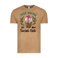 Vintage Camel iced coffee social club Vintage Tee - MaliasSmallBusiness