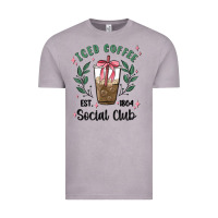 Vintage Zinc iced coffee social club Vintage Tee - MaliasSmallBusiness
