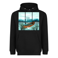 Black the lake is my happy place Heavyweight Hoodie - TumblerDesignByShophia