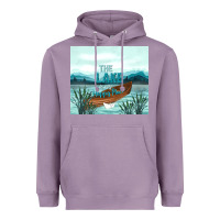 Lavender the lake is my happy place Heavyweight Hoodie - TumblerDesignByShophia