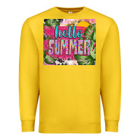 Lemon hello summer with cowhide Premium Sweatshirt - TumblerDesignByShophia
