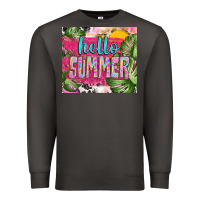 Smoke hello summer with cowhide Premium Sweatshirt - TumblerDesignByShophia