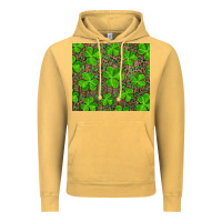 Vintage Mustard Saint Patricks Day Shamrock And Leopard Vintage Hoodie - RanaPortraitStore