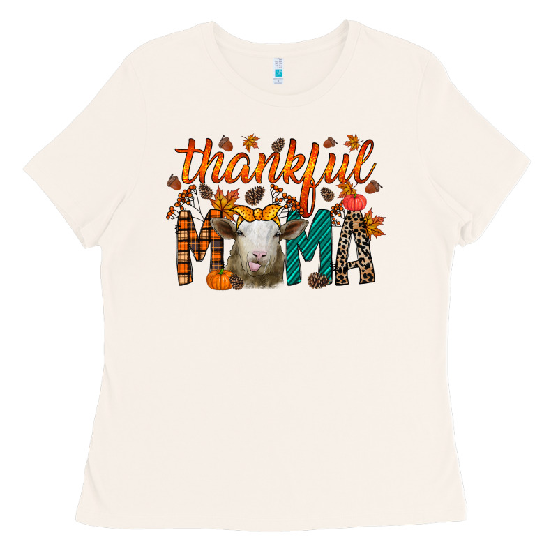 Thankful Mama Sheep Ladies Tee by RacoonDesign | Teevron