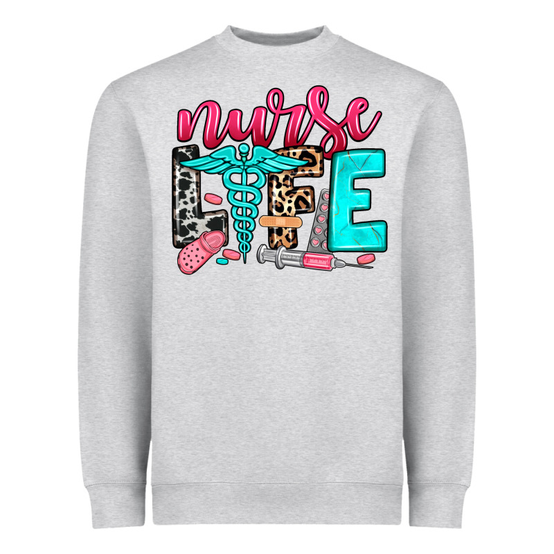 Nurse Life Heavyweight Sweatshirt by NancyCooperArtShop | Teevron
