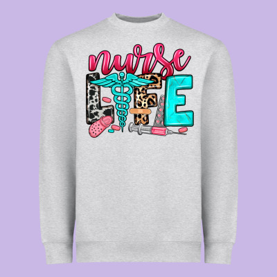 Nurse Life Heavyweight Sweatshirt Designed By Nancycooperartshop