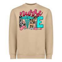 Mushroom nurse life Heavyweight Sweatshirt - NancyCooperArtShop