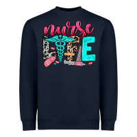 Navy nurse life Heavyweight Sweatshirt - NancyCooperArtShop