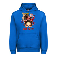Cobalt nail queen messy bun with crown bbs Urban Hoodie - BundleAndBundleShop