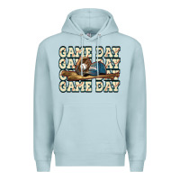Blue Mist game day baseball Premium Hoodie - HowdyJamesFarm