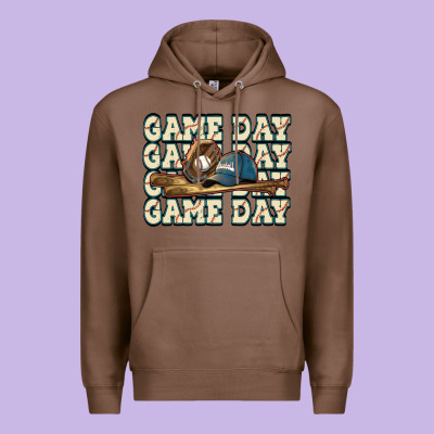 Game Day Baseball Premium Hoodie Designed By Howdyjamesfarm